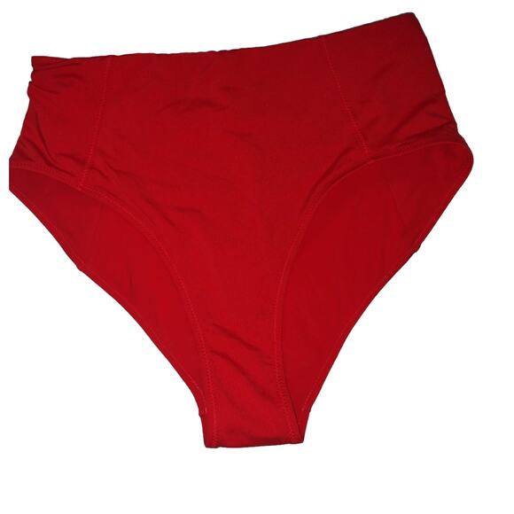 Athleta High waist Red Bikini swim Bottoms size XXS - Picture 1 of 3